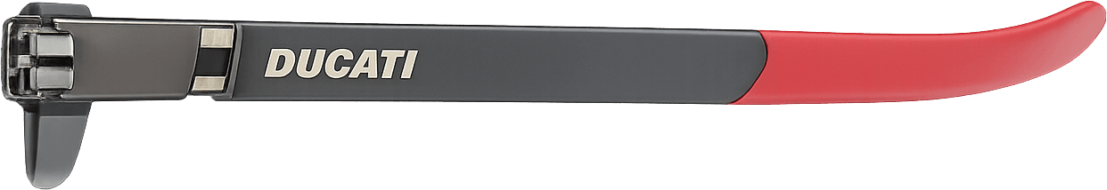 Ducati Rimless Optical — Titanium Red