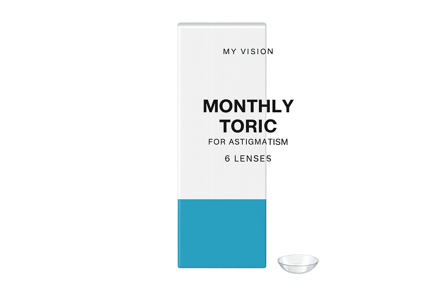 My Vision Optics Monthly Toric for Astigmatism — 6 pack